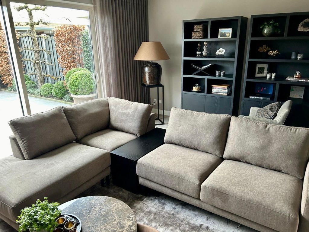 Levora UrbanSofa binnenkijker hoekbank grijs